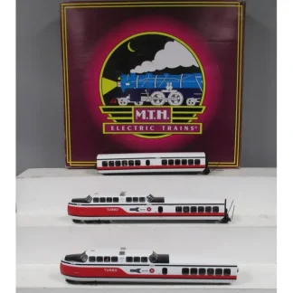 Trains | MTH 20-20035-1 O Gauge Amtrak Turbotrain Passenger Car Set with PS 3.0 - Your Source for Gaming Essentials