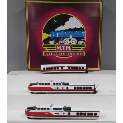 Trains | MTH 20-20035-1 O Gauge Amtrak Turbotrain Passenger Car Set with PS 3.0 - Your Source for Gaming Essentials