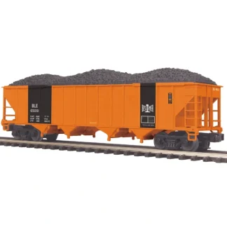 Trains | MTH 20-97782 O Gauge Bessemer & Lake Erie 4-Bay Hopper w/Coal Load #65001 - Your Source for Gaming Essentials