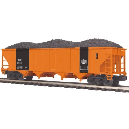Trains | MTH 20-97782 O Gauge Bessemer & Lake Erie 4-Bay Hopper w/Coal Load #65001 - Your Source for Gaming Essentials
