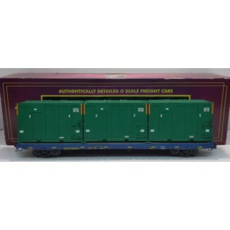 Trains | MTH 20-98887 O Gauge CSX 60' Flat Car #600037 w/ Trash Containers - Your Source for Gaming Essentials