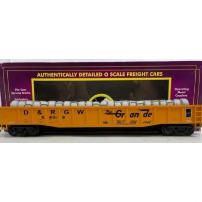 Trains | MTH 20-98813 O Gauge D&RGW Gondola #56318 with Coiled Wire Load - Your Source for Gaming Essentials
