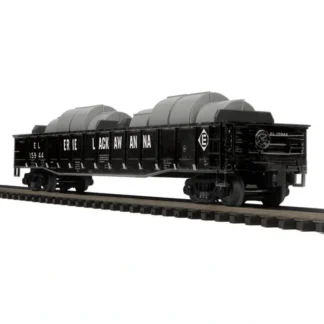 Trains | MTH 20-98959 O Gauge Erie Lackawanna Gondola Car #15944 w/Coil Steel Load - Your Source for Gaming Essentials