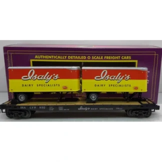 Trains | MTH 20-98835 O Gauge Flat Car w/2 Pup Trailers #932 - Your Source for Gaming Essentials