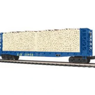Trains | MTH 20-98893 O Gauge L&N Bulkhead Flatcar #20958 w/Log Load - Your Source for Gaming Essentials