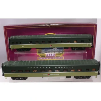 Trains | MTH 20-66238 O Gauge Northern Pacific 70' treamlined Sleeper/ Diner Set (2 Cars) - Your Source for Gaming Essentials