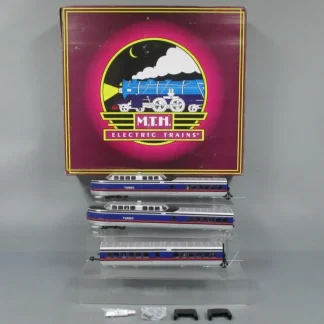Trains | MTH 20-20037-1 O Gauge Penn Central Turbotrain Passenger Train Set with PS3.0 - Your Source for Gaming Essentials