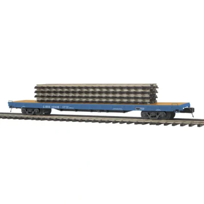 Trains | MTH 20-95146 O Long Island 60' Flat Car with 4 ScaleTrax 10" Straights - Your Source for Gaming Essentials