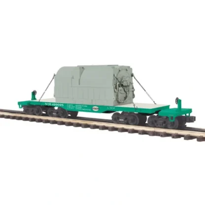Trains | MTH 20-98889 O NYC 47' TTX Heavy Duty Flat Car w/Transformer - Your Source for Gaming Essentials