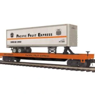 Trains | MTH 20-98938 O Pacific Fruit Express Flat Car w/ 40' Trailer #835408 - Your Source for Gaming Essentials