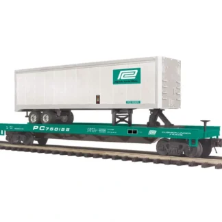Trains | MTH 20-98823 O PC Flat Car w/ 40' Trailer - Your Source for Gaming Essentials
