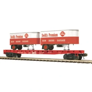 Trains | MTH 20-98884 O Scale Swift Flat Car With Trailers #56250 - Your Source for Gaming Essentials