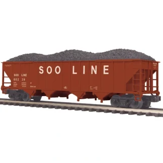 Trains | MTH 20-97824 O SOO Line 4-Bay Hopper Car with Coal Load #60239 - Your Source for Gaming Essentials