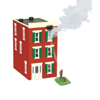 Trains | MTH 30-9187 O 3-Story Town House On Fire - Your Source for Gaming Essentials