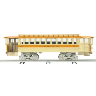 Trains | MTH 11-2025-0 Orange & Cream Pay-As-You-Enter Trolley (Traditional) - Your Source for Gaming Essentials