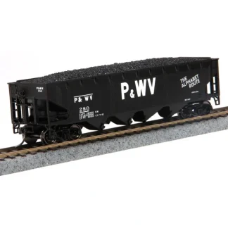 Trains | MTH 85-75030 Pittsburgh & West Virginia HO Scale 70t Quad Hopper #280 - Your Source for Gaming Essentials