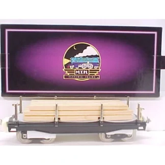 Trains | MTH 10-1072 Standard Gauge 211 Black Tinplate Flat Car with Load - Your Source for Gaming Essentials
