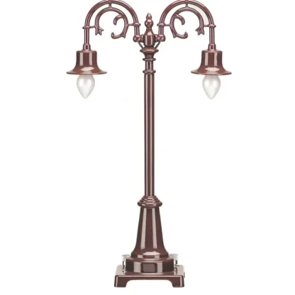 Trains | MTH 30-1066 Standard Gauge #54 Die-Cast Brown Street Lamp Set (Pack of 2) - Your Source for Gaming Essentials