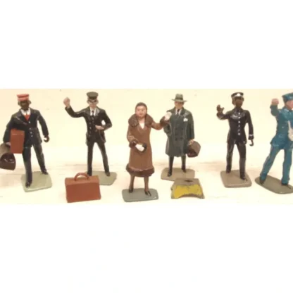 Trains | MTH 10-4016 Standard Gauge #550 Die-Cast Station Figure Set (Set of 6) - Your Source for Gaming Essentials