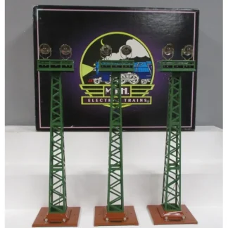 Trains | MTH 10-1044 Standard Gauge Flood Light Tower in Terra Cotta & Green #92 - Your Source for Gaming Essentials