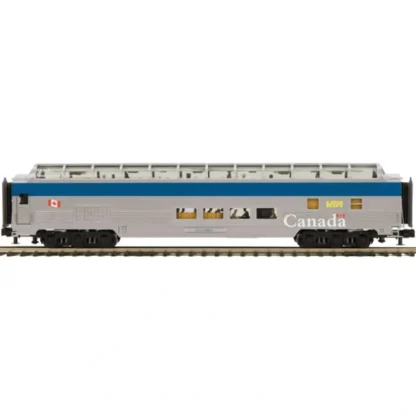Trains | MTH 20-67208 VIA 70' Ribbed Full Vista Dome Passenger Car - Your Source for Gaming Essentials