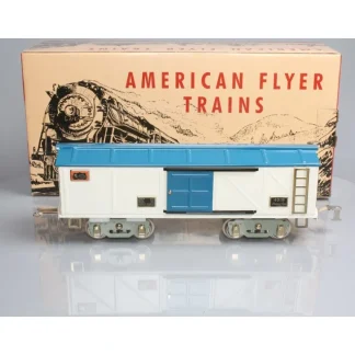 Trains | MTH 11-30088 White & Blue 4018 Automobile Boxcar - Your Source for Gaming Essentials