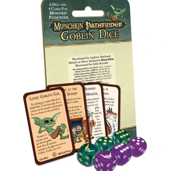 Munchkin Pathfinder - Goblin Dice and Game Cards - Your Source for Gaming Essentials Best