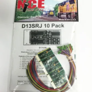 Trains | NCE 0145 HO DCC Decoder, 4-Function 9-Pin (10) - Your Source for Gaming Essentials