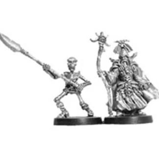 Necromancer and Skeletal Guardian #01-233 Classic Ral Partha Fantasy RPG Metal - Your Source for Gaming Essentials Store