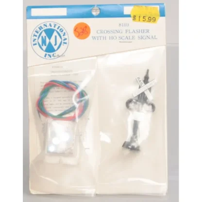 Trains | NJ International 8109 HO Flasher & Crossbuck - Your Source for Gaming Essentials