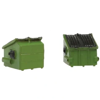 Trains | NJ International 6621 N Trash 8 Yard Standard Container W/Fixed Lid (Pack of 2) - Your Source for Gaming Essentials