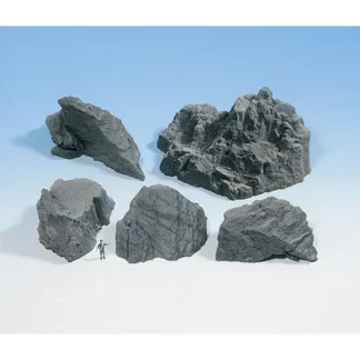 Trains | Noch 58451 HO Molded Foam Rock Pieces (Pack of 5) - Your Source for Gaming Essentials