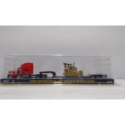 Trains | Norscot 55416 1:87 Peterbilt 389 W/Trail King Lowboy Trailer & Load CAT D5M - Your Source for Gaming Essentials