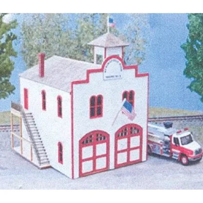 Trains | Northeastern Scale Models 30023 Springfield Fire Station - Kit - Your Source for Gaming Essentials