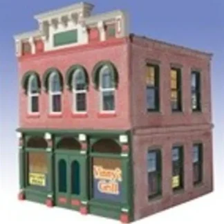 Trains | OGR 824 O Ameri-Towne Vinny's Grill 6" x 6" Footprint Building Kit - Your Source for Gaming Essentials