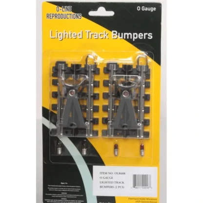 Trains | O-Line 608 O Gauge SnapTrack Lighted Track Bumpers (2) - Your Source for Gaming Essentials