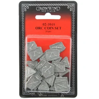 Orc Coins (1/4 lb, ~24 Pieces) #02-1040 Classic Ral Partha Fantasy RPG Accessory - Your Source for Gaming Essentials Store