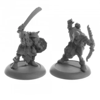 Orc Raiders (2) #04071 Dark Heaven Legends Unpainted Metal Figures - Your Source for Gaming Essentials Cheap