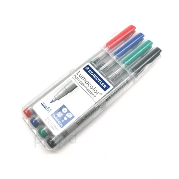 4-Pack Mat Marking Pen: Staedtler Lumocolor Non-Permanent Water Soluble Markers - Your Source for Gaming Essentials Store