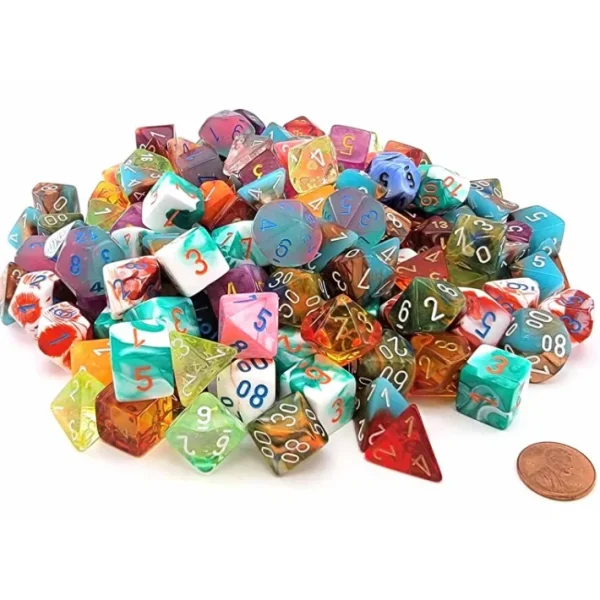Pack of 150 Assorted Loose Polyhedral Chessex Lab Dice - Your Source for Gaming Essentials Flash Sale