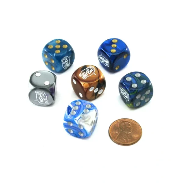 Pack of 6 Custom Engraved 16mm Assorted Style Funny Meme Dice - Son of a B****! - Your Source for Gaming Essentials Shop