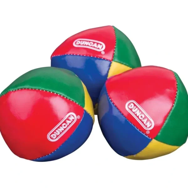 Pack of 3 Duncan Durable Bright-Color Vinyl Juggling Balls - Your Source for Gaming Essentials New