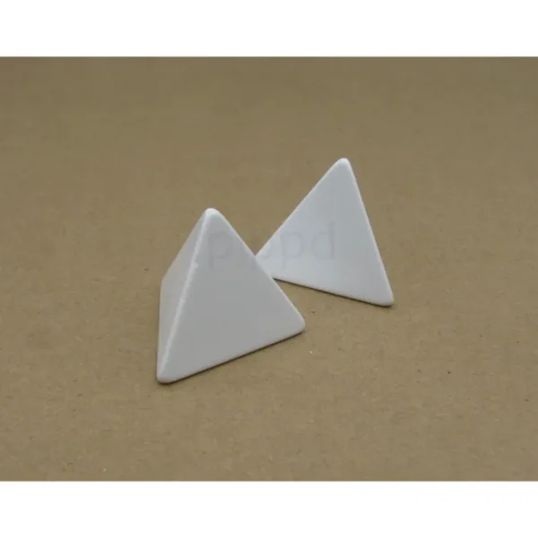Pack of 2 Jumbo 27mm Blank Four-Sided D4 RPG Dice - White - Your Source for Gaming Essentials Online