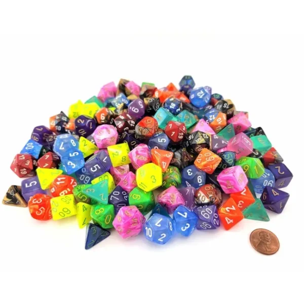 Pack of 170 Polyhedral Discontinued Chessex Dice - Your Source for Gaming Essentials Flash Sale