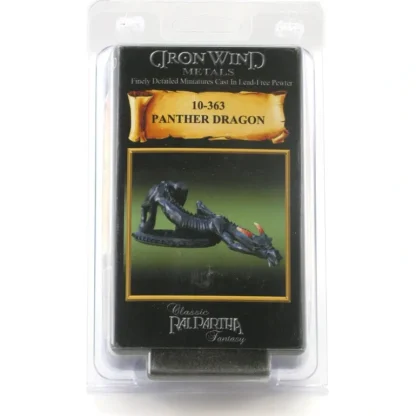 Tabletop Miniatures | Panther Dragon #10-363 Classic Ral Partha Fantasy RPG Metal Figure - Your Source for Gaming Essentials