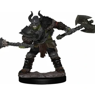Pathfinder Battles: Premium Painted Figure - (W1) Half-Orc Barbarian Male - Your Source for Gaming Essentials Flash Sale