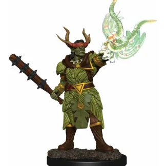 Pathfinder Battles: Premium Painted Figure - (W2) Half-Orc Druild Male - Your Source for Gaming Essentials New