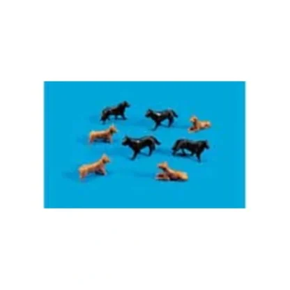 Trains | Peco 5102 HO Dogs Figures (Set of 8) - Your Source for Gaming Essentials