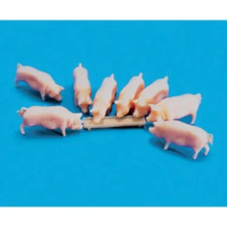 Trains | Peco 5108 HO Pigs & Trough Figures (Set of 8) - Your Source for Gaming Essentials