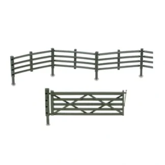 Trains | Peco LK-743 O 47" Flexible Field Fencing with 4 Gates - Your Source for Gaming Essentials